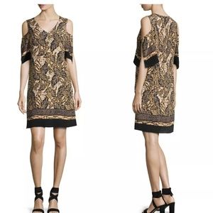 Kobi Halperin silk cold shoulder dress